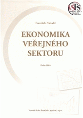 kniha Ekonomika veřejného sektoru, Vysoká škola finanční a správní 2003