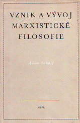 kniha Vznik a vývoj marxistické filosofie, SNPL 1954