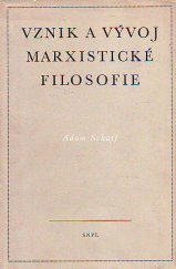 kniha Vznik a vývoj marxistické filosofie, SNPL 1954