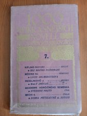 kniha 1000 nejkrásnějších novell 1000 světových spisovatelů. Svazek 7, Jos. R. Vilímek 