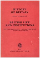 kniha History of Britain, Státní jazyková škola v Brně 1995