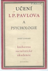 kniha Učení I.P. Pavlova a psychologie, Osveta 1951