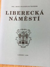 kniha Liberecká náměstí, Česká beseda 1996