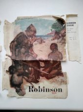 kniha Robinson Crusoe, jeho osudy, zážitky a dobrodružství, Jan Kobes 1937