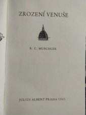 kniha Zrození Venuše, Julius Albert 1943