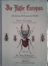 kniha Die Käfer Europas 465 farbige Abbildungen auf 20 Tafeln von Karl Neunzig.,  Ed. Paul Oestergaard. G. Löwensohn. 1985