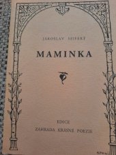 kniha Maminka výběr z díla, Vilém Šmidt 1995