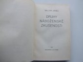 kniha Druhy náboženské zkušenosti, Melantrich 1930