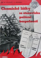 kniha Chemické látky se stanoviska požární bezpečnosti, Práce 1950