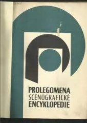 kniha Prolegomena Scénografické encyklopedie. Část 5, Scénografický ústav 1971