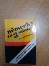 kniha Německy za 3 měsíce kurs pro samouky, Jan Kanzelsberger 2001