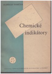 kniha Chemické indikátory, Jednota československých matematiků a fyziků 1946