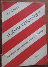 kniha Hodina vzpomínek Kus historie parforsních honů a dostihů v Čechách, Vítězslav Klemens 1947