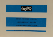 kniha Česko-německo-anglický specializovaný slovník v oboru zpracování plechu, SVÚM 1998