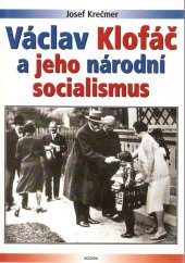 kniha Václav Klofáč a jeho národní socialismus, Adonai 2000