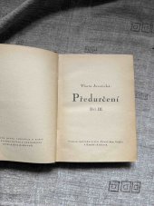 kniha Předurčení 3., František Šupka 1943