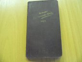 kniha Kapesní kalendář Českoslov. Červeného kříže s atlasem na rok 1925, Čsl. Červený kříž 1924