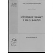 kniha Statistické tabulky a jejich použití, ČVUT 2002