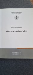 kniha Základy správní vědy  3. vydání , Muni press 2023