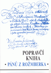kniha Popravčí kniha pánů z Rožmberka, Státní oblastní archiv Třeboň 1993