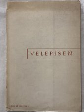 kniha Velepíseň, [kterou napsal Šelomo, Šîr haššîrîm], Edice Akord 1937