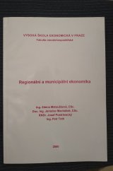 kniha Regionální a municiplární ekonomika, Vysoká škola ekonomická 2000