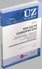 kniha ÚZ 1474 Sociální zabezpečení, Sagit 2022