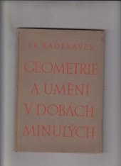 kniha Geometrie a umění v dobách minulých, Jan Štenc 1935