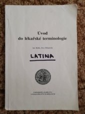 kniha Úvod do lékařské terminologie, Karolinum  1996