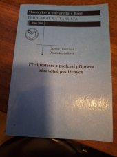 kniha Předprofesní a profesní příprava zdravotně postižených, Masarykova univerzita 2005