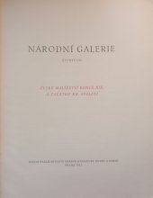 kniha Národní galerie. 4. díl, - České malířství konce 19. a začátku 20. století, SNKLHU  1957