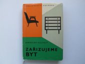 kniha Zařizujeme byt, Vydavatelství obchodu 1966