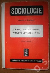 kniha Sociologie Dílu II. Vývoj sociologie v 19. století (1835-1904)., Samcovo knihkupectví 1948