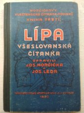 kniha Lípa všeslovanská čítanka, Česká grafická Unie 1920