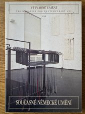 kniha Současné německé umění Výtvarné umění 1/94, Občanské sdružení pro podporu výtvarného umění 1992