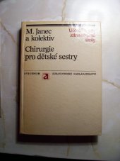 kniha Chirurgie pro dětské sestry Učebnice pro stř. zdravot. školy, Avicenum 1987