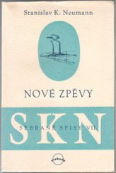 kniha Nové zpěvy Básně 1911-1926, Svoboda 1951