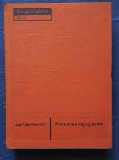 kniha Poválečné dějiny světa, Státní nakladatelství 1933