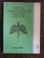 kniha Klíč k homeopatické Materii medice, Alternativa 1991