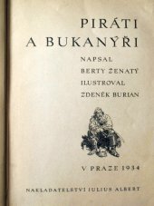 kniha Piráti a bukanýři, Julius Albert 1934