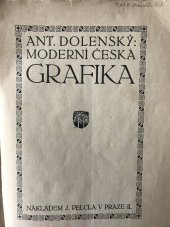 kniha Moderní česká grafika, Josef Pelcl 1912