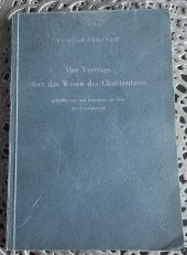 kniha Vier Vorträge über das Wesen des Christentums, Philosophisch Anthroposophischer Verlag am Goetheanum Dornach 1945