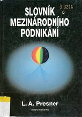 kniha Slovník mezinárodního podnikání, Victoria Publishing 1995