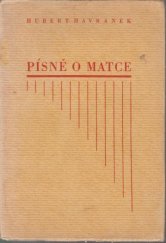 kniha Písně o matce básně, s.n. 1936