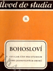 kniha Bohosloví co a jak číst pro studium jeho jednotlivých oborů, Vyšehrad 1946