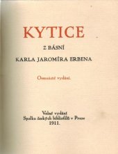 kniha Kytice z básní Karla Jaromíra Erbena, Spolek českých bibliofilů 1911