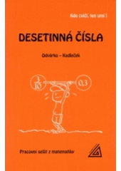 kniha Desetinná čísla pracovní sešit z matematiky, Prometheus 1995