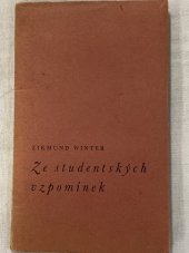 kniha Ze studentských vzpomínek, Kvasnička a Hampl 1941