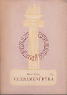 kniha Ve znamení býka román, Literární klub Máj 1947