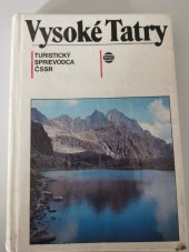 kniha Vysoké Tatry  Turistický sprievodca ČSSR, Šport 1985